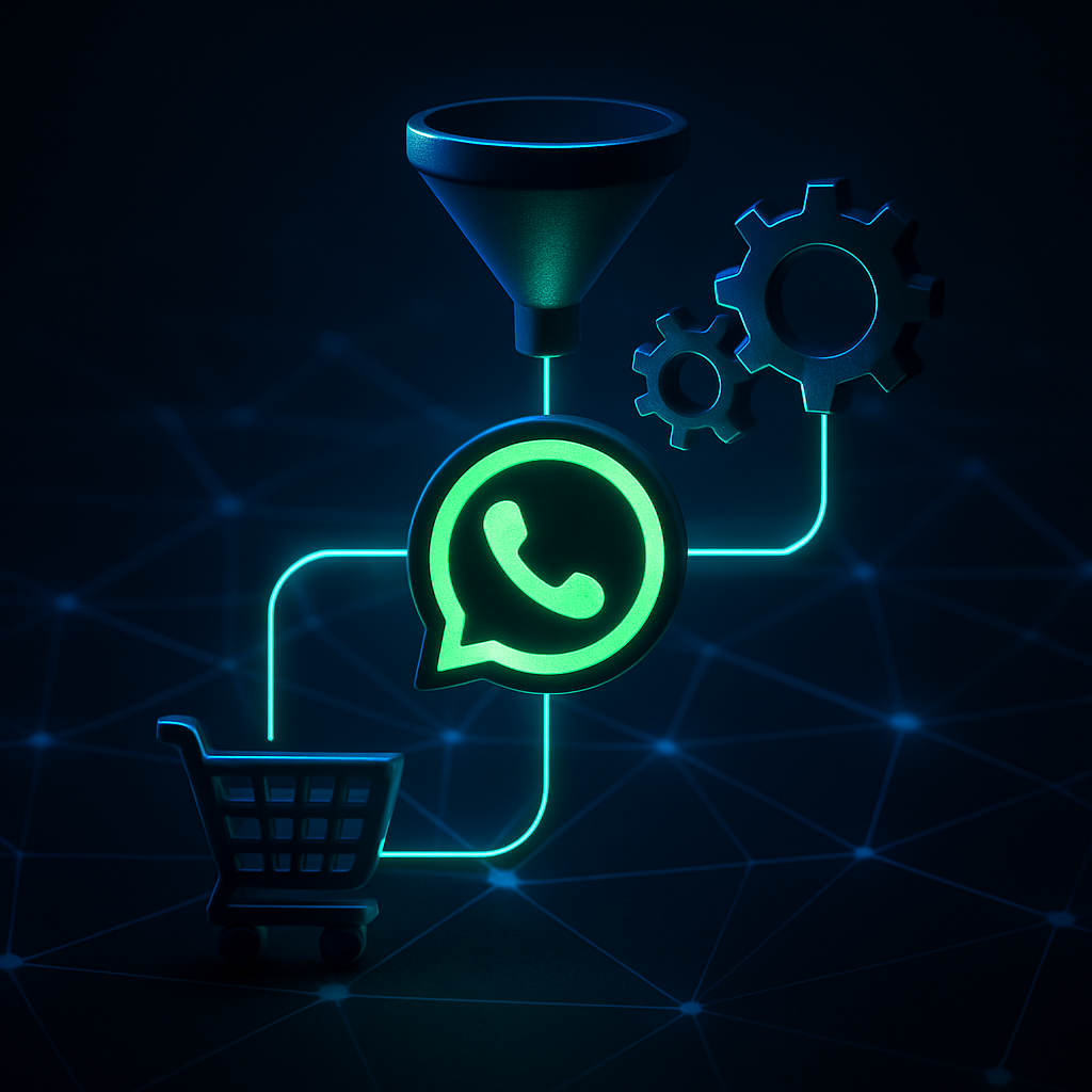 CRM, WhatsApp e automações para e-commerce